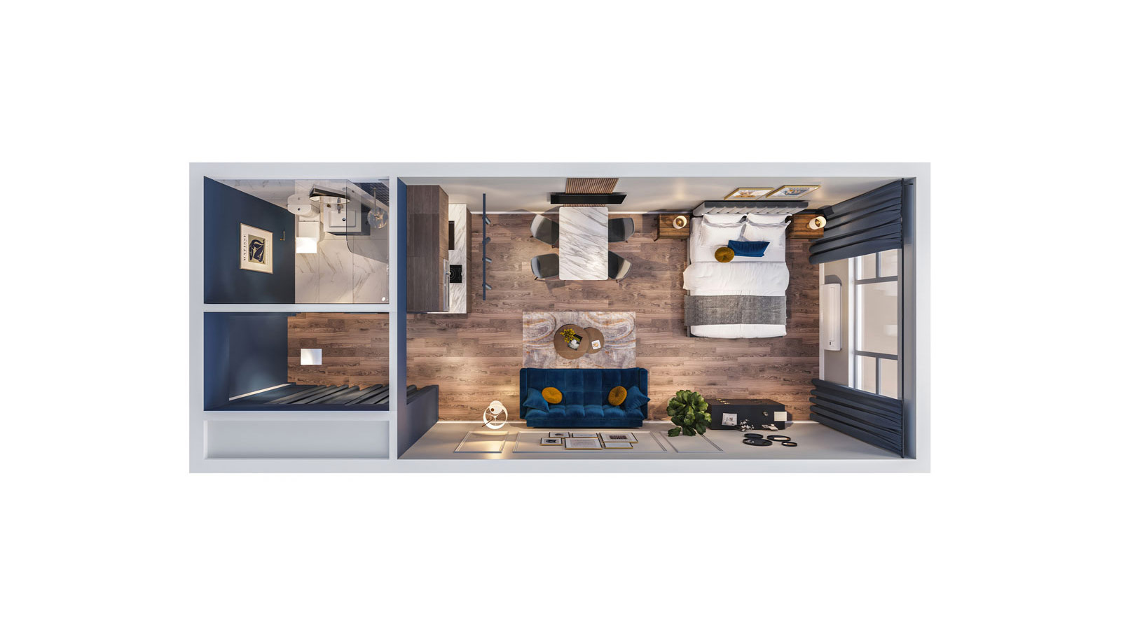 Studio Condo Floor Plan